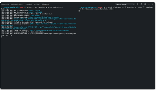 途乐证券 基于 gRPC 和 .NET Core 的服务器流