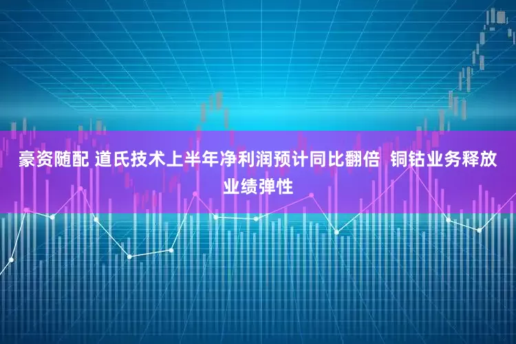 豪资随配 道氏技术上半年净利润预计同比翻倍  铜钴业务释放业绩弹性